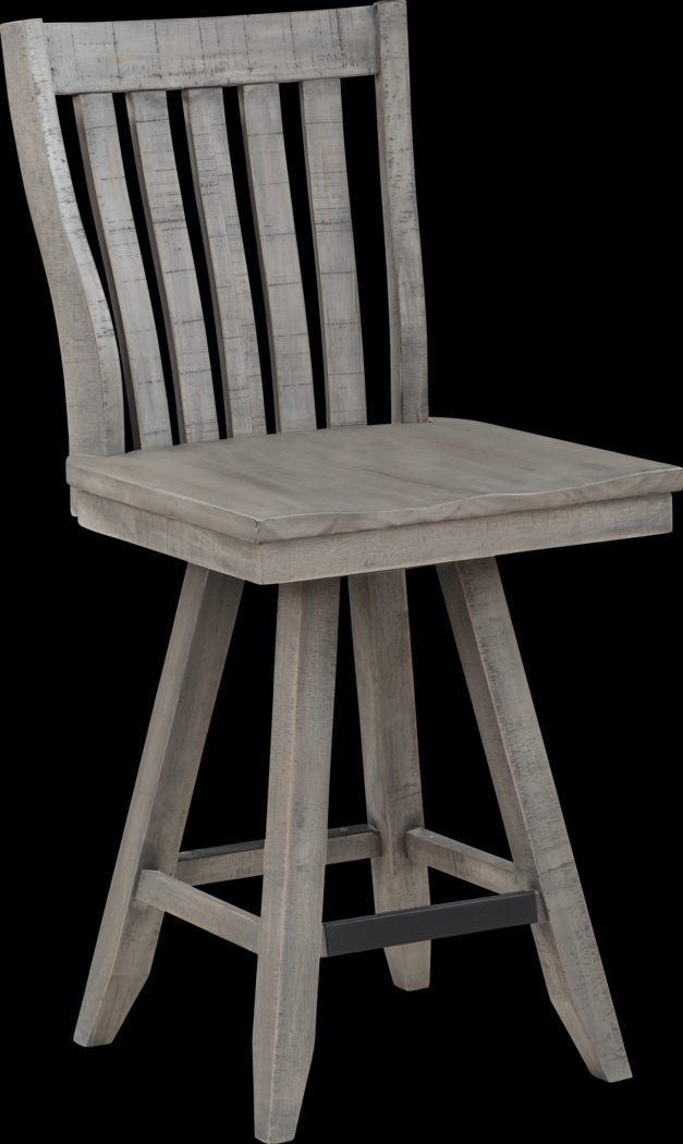 Alvernoridge Gray Counter Stool - Thumbnail - Image 1