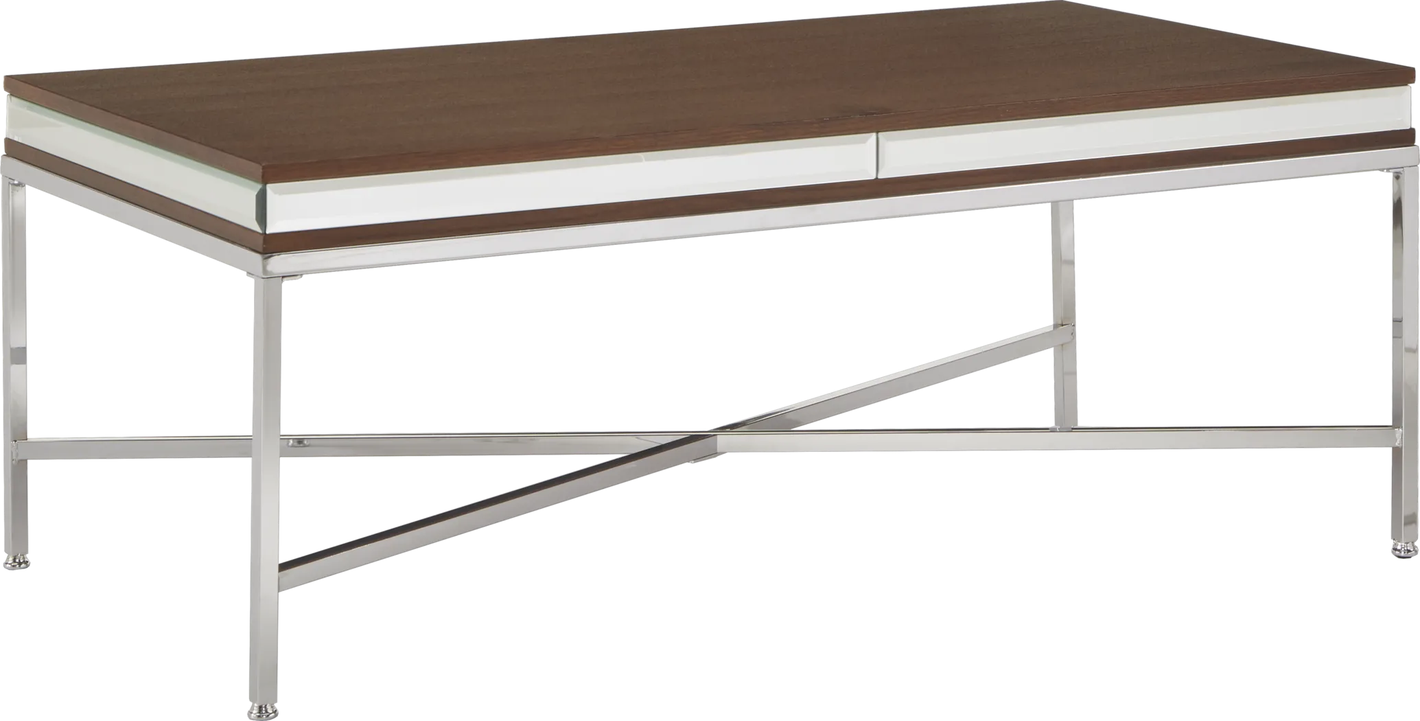 Alvord Chrome Cocktail Table - Thumbnail - Image 1