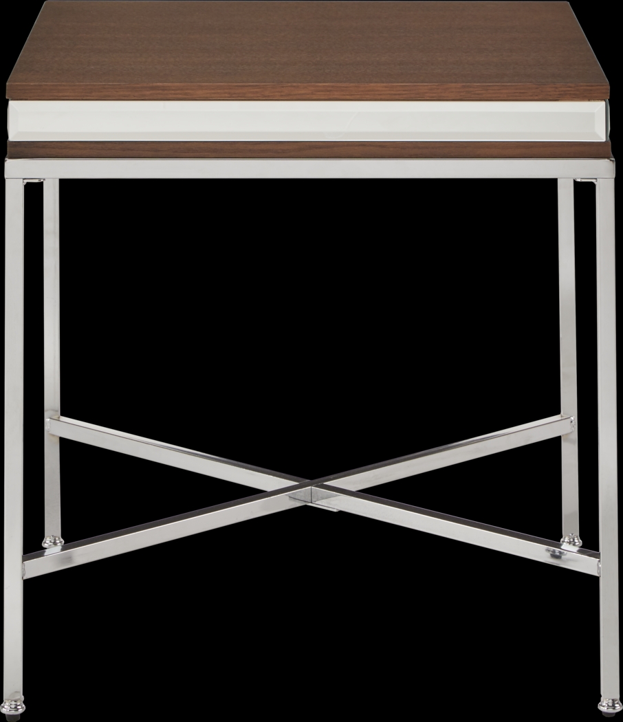 Alvord Chrome End Table - Thumbnail - Image 2