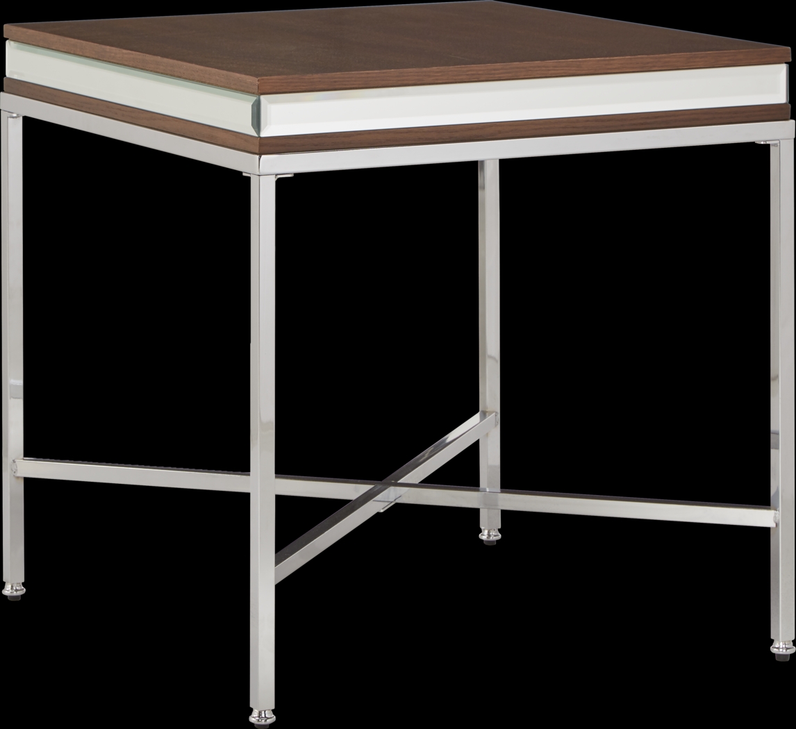 Alvord Chrome End Table - Thumbnail - Image 1