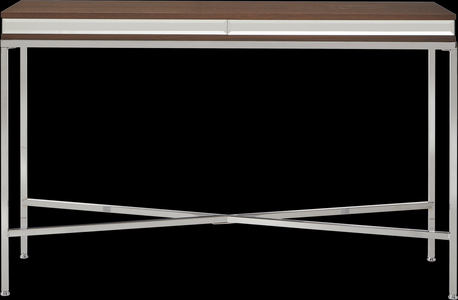 Alvord Chrome Sofa Table - Thumbnail - Image 2