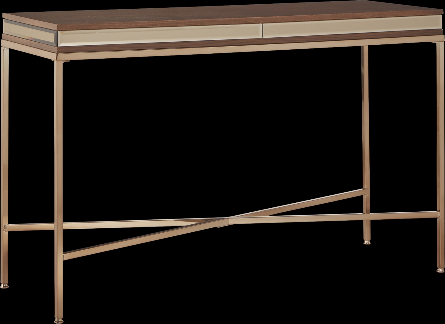 Alvord Gold Sofa Table - Thumbnail - Image 1