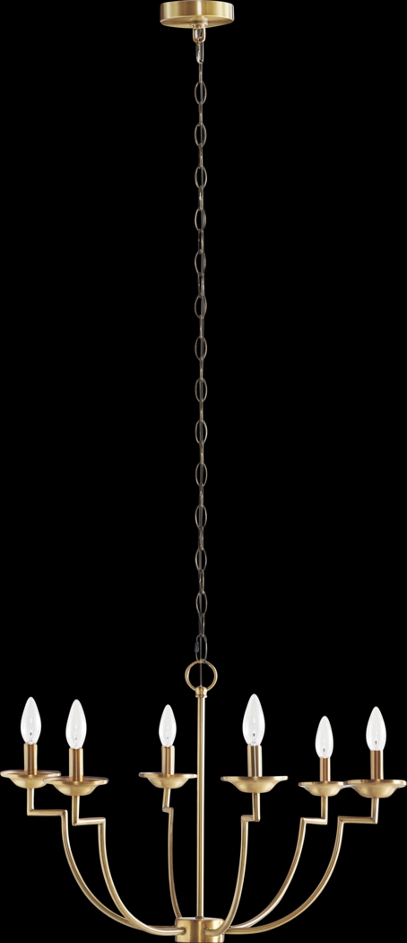 Alwar Home Gold Chandelier - Thumbnail - Image 7