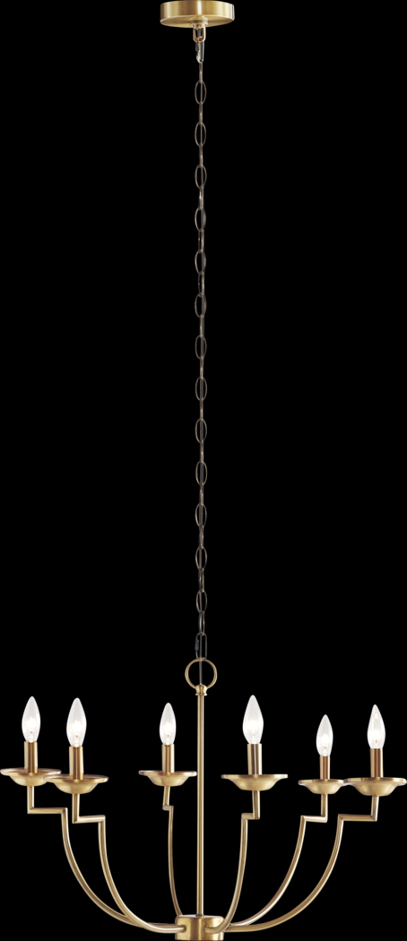 Alwar Home Gold Chandelier - Thumbnail - Image 1