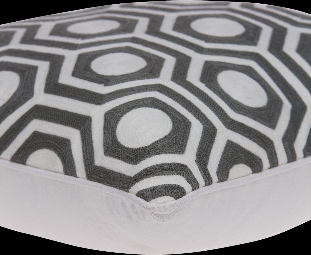 Alwyna Gray Accent Pillow - Thumbnail - Image 4