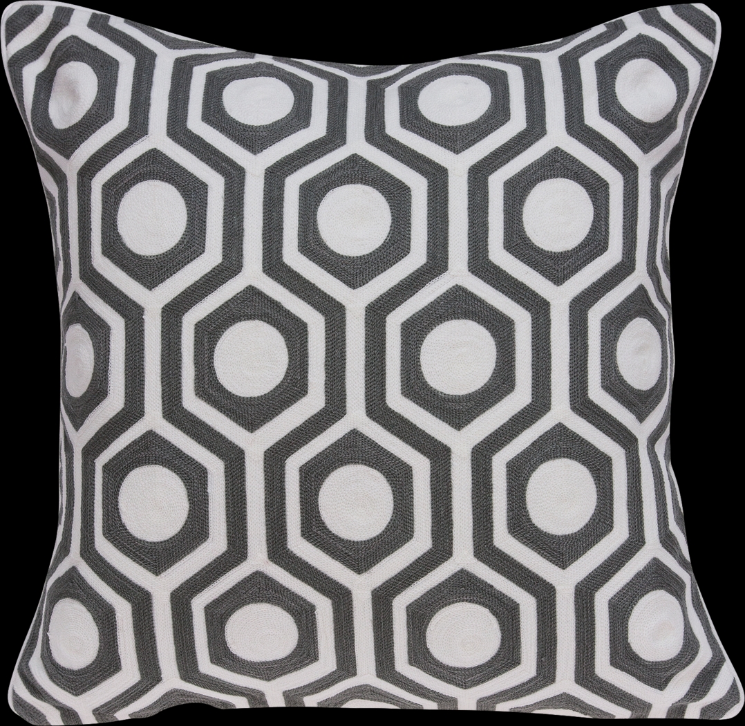 Alwyna Gray Accent Pillow - Thumbnail - Image 1
