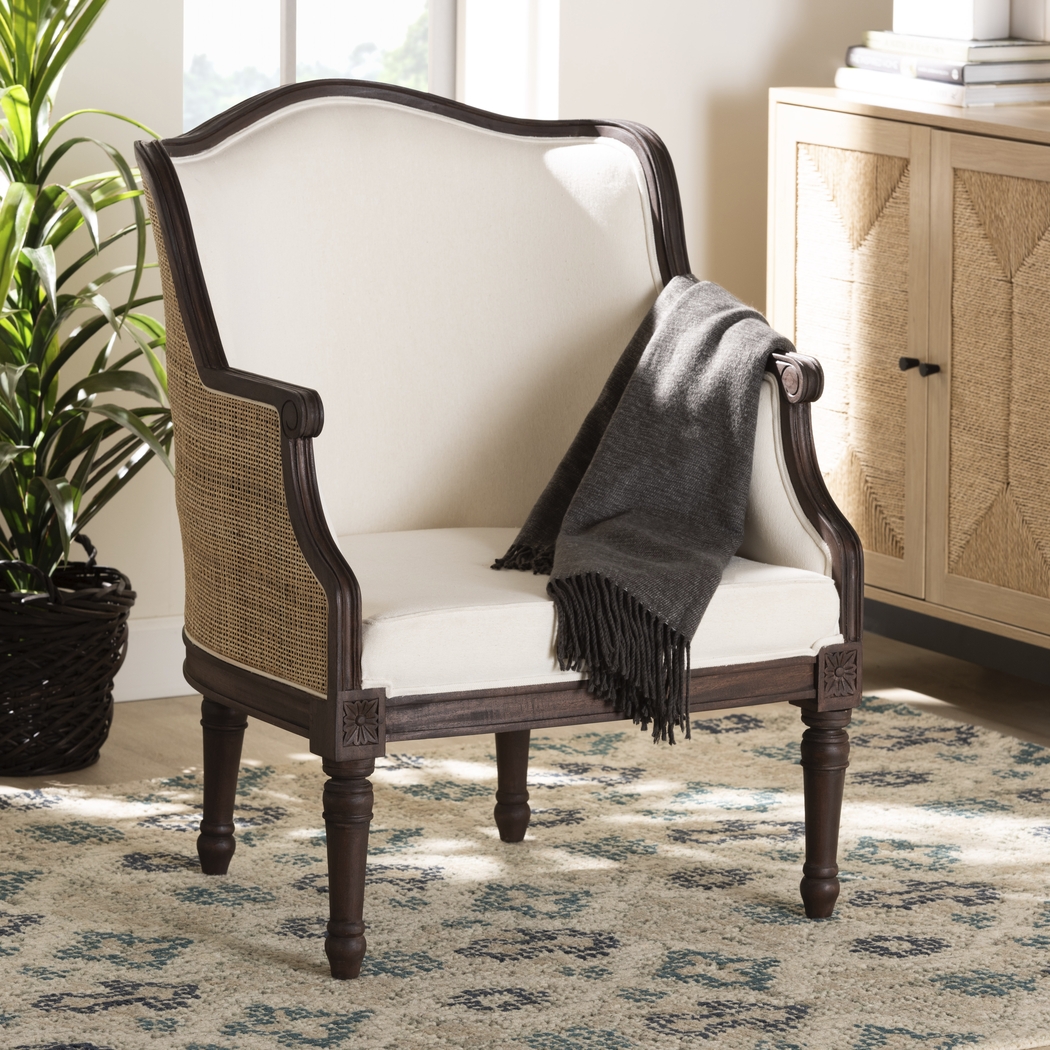 Alwyngton Beige Accent Chair - Thumbnail - Image 2