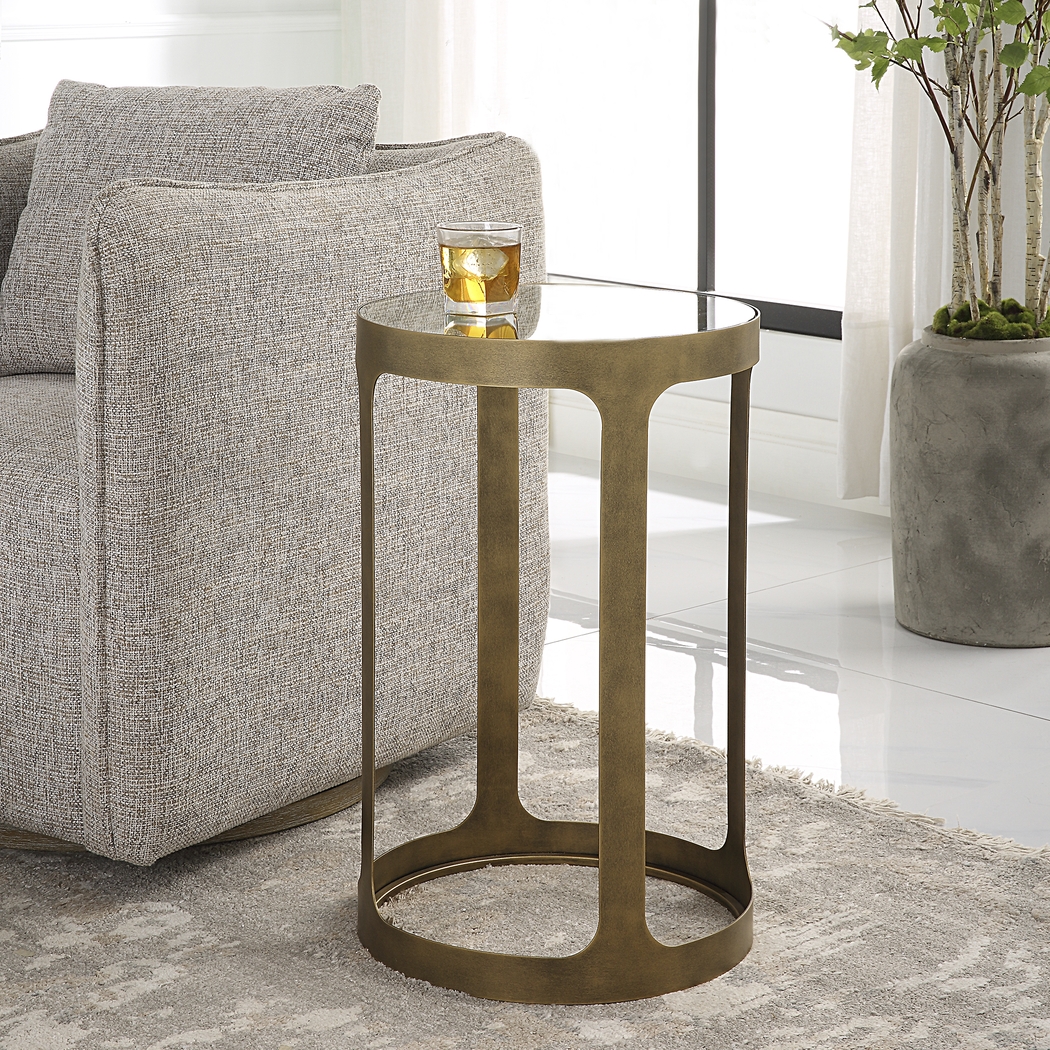 Alyce Gold Accent Table - Thumbnail - Image 2