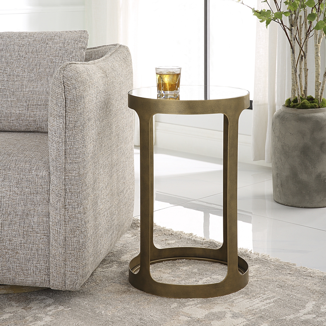 Alyce Gold Accent Table - Thumbnail - Image 3