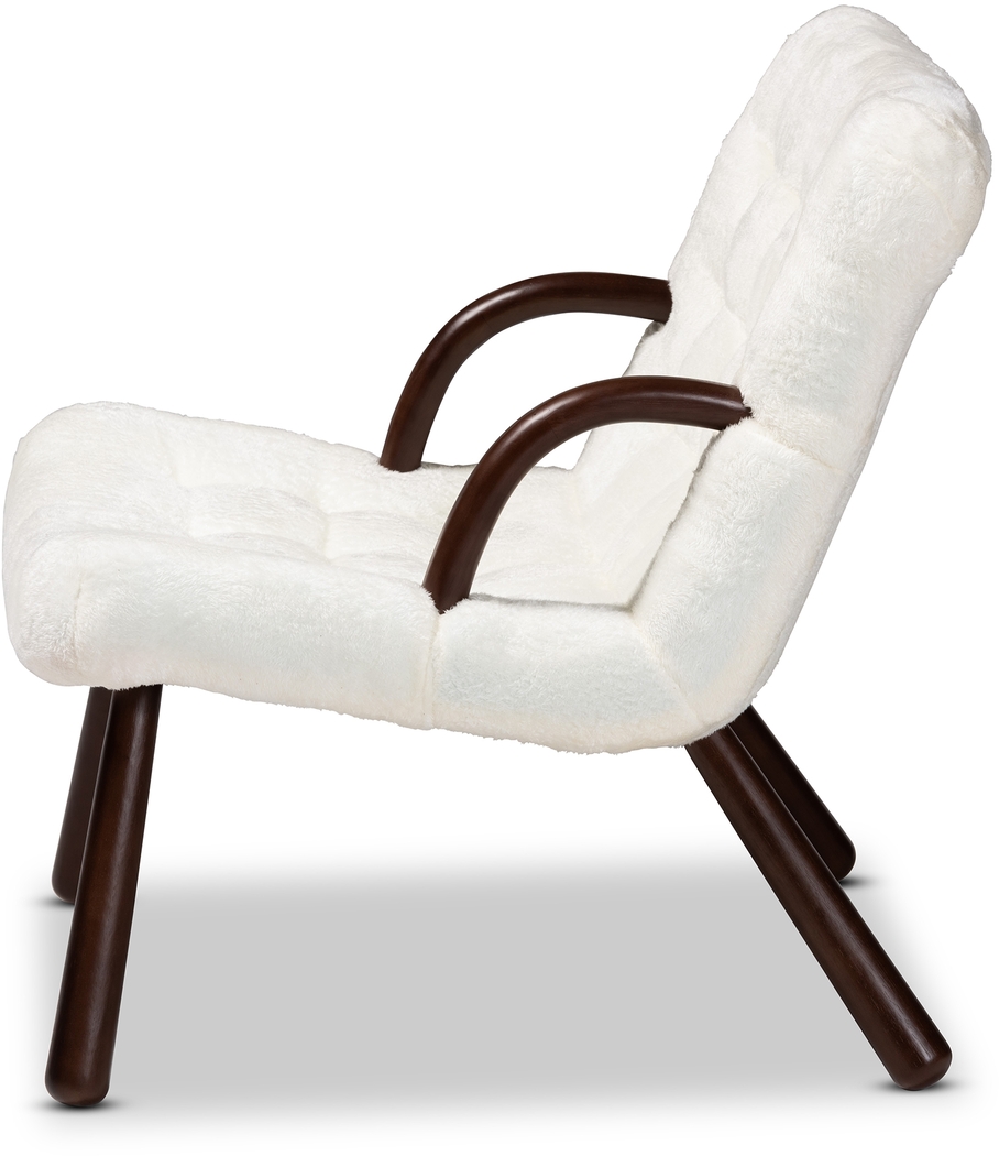 Alyso White Accent Chair - Thumbnail - Image 2