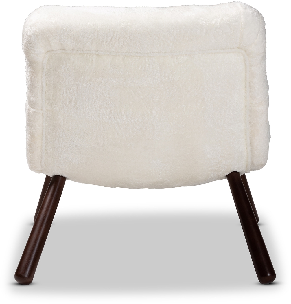 Alyso White Accent Chair - Thumbnail - Image 4
