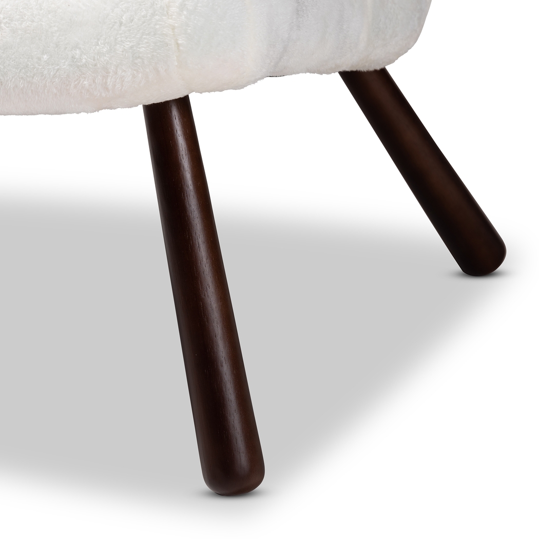 Alyso White Accent Chair - Thumbnail - Image 5