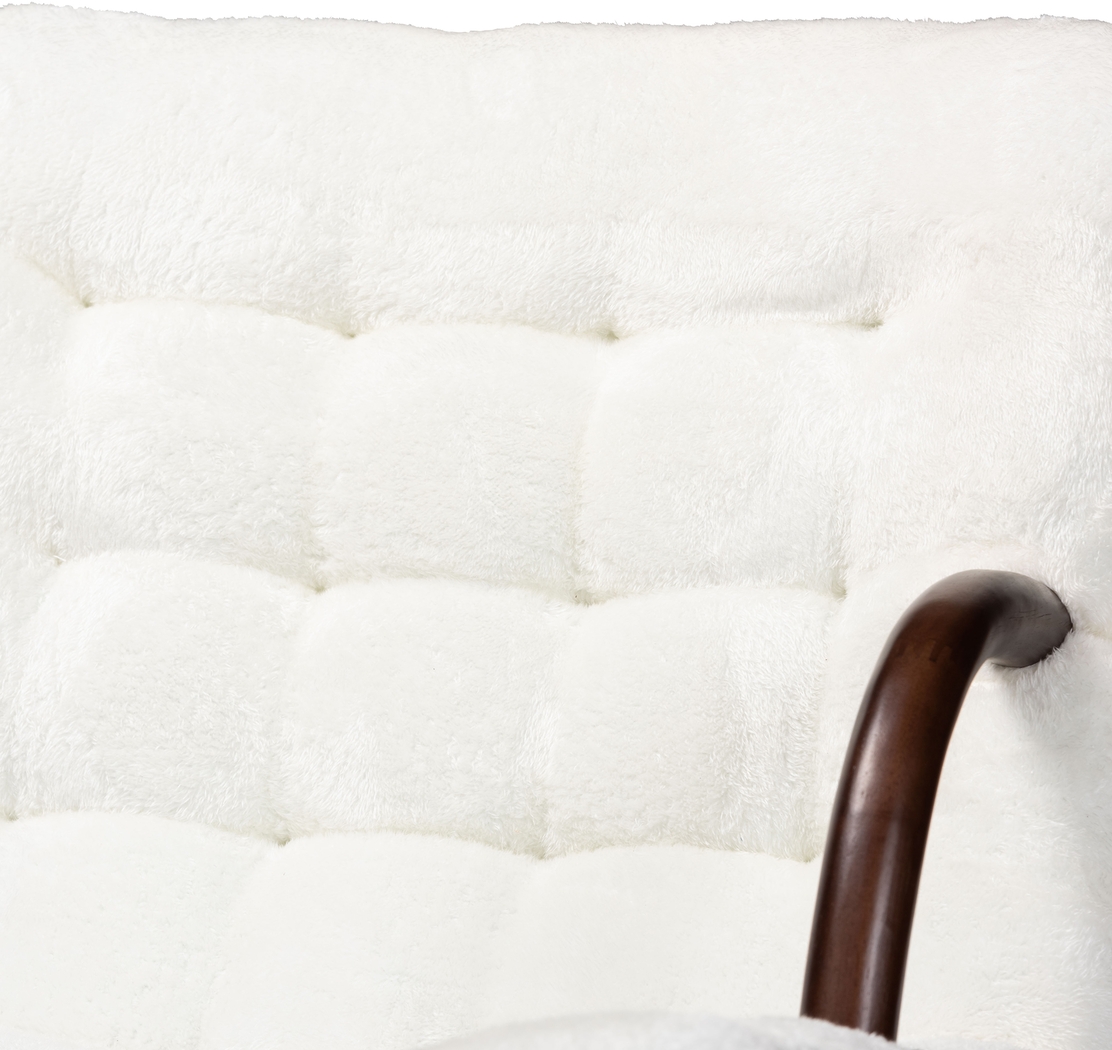 Alyso White Accent Chair - Thumbnail - Image 6