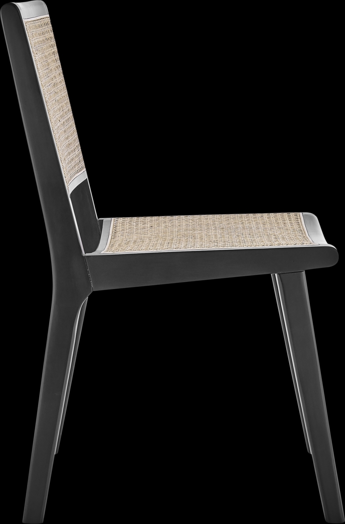 Alyssum Black Side Chair - Thumbnail - Image 4