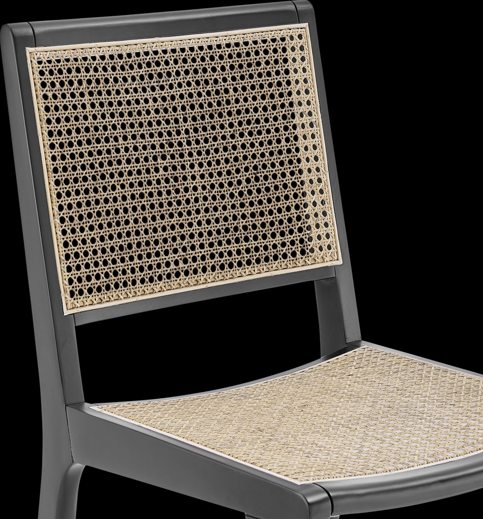 Alyssum Black Side Chair - Thumbnail - Image 7