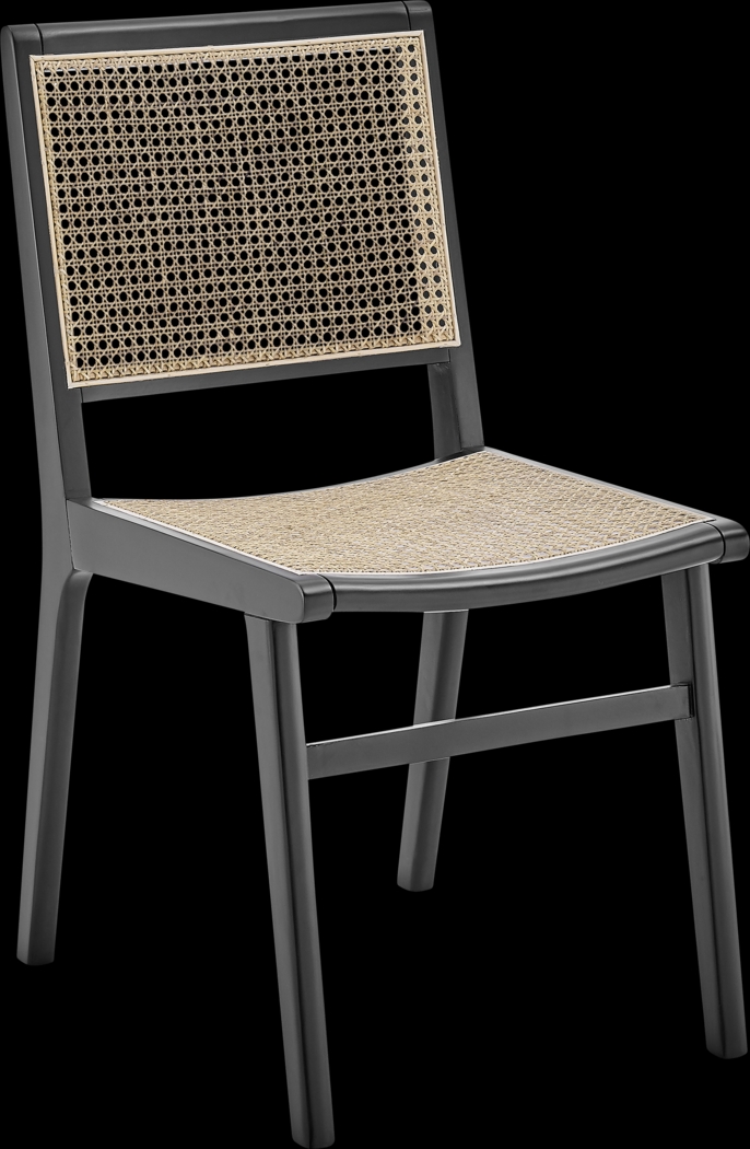 Alyssum Black Side Chair - Thumbnail - Image 1