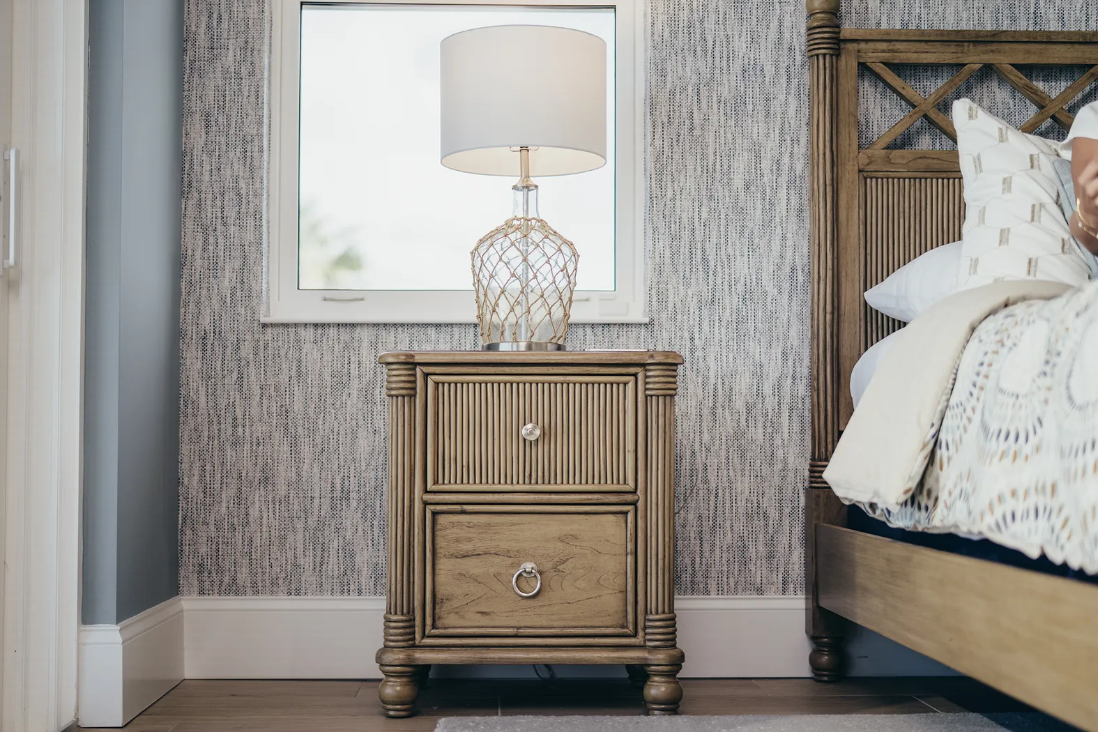 Alzim Brown Nightstand - Thumbnail - Image 2