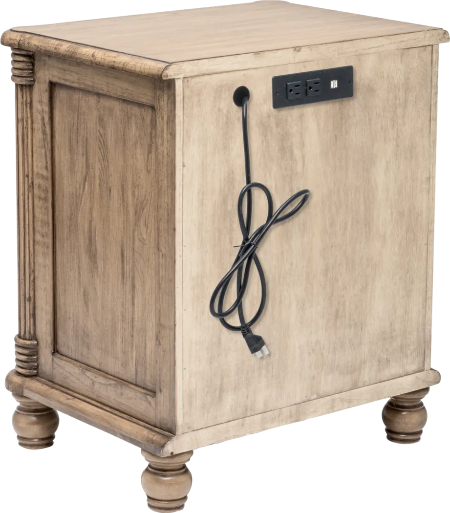 Alzim Brown Nightstand - Thumbnail - Image 4
