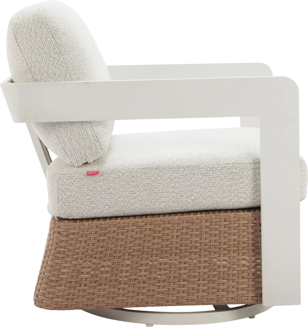 Amabalis White Swivel Chair - Thumbnail - Image 4