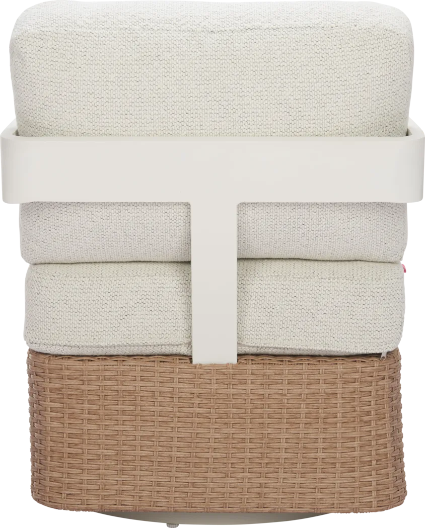 Amabalis White Swivel Chair - Thumbnail - Image 6