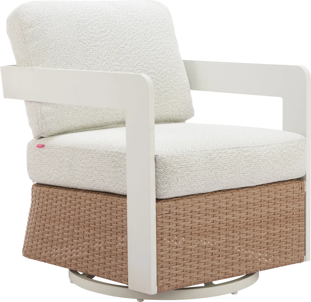 Amabalis White Swivel Chair - Thumbnail - Image 8