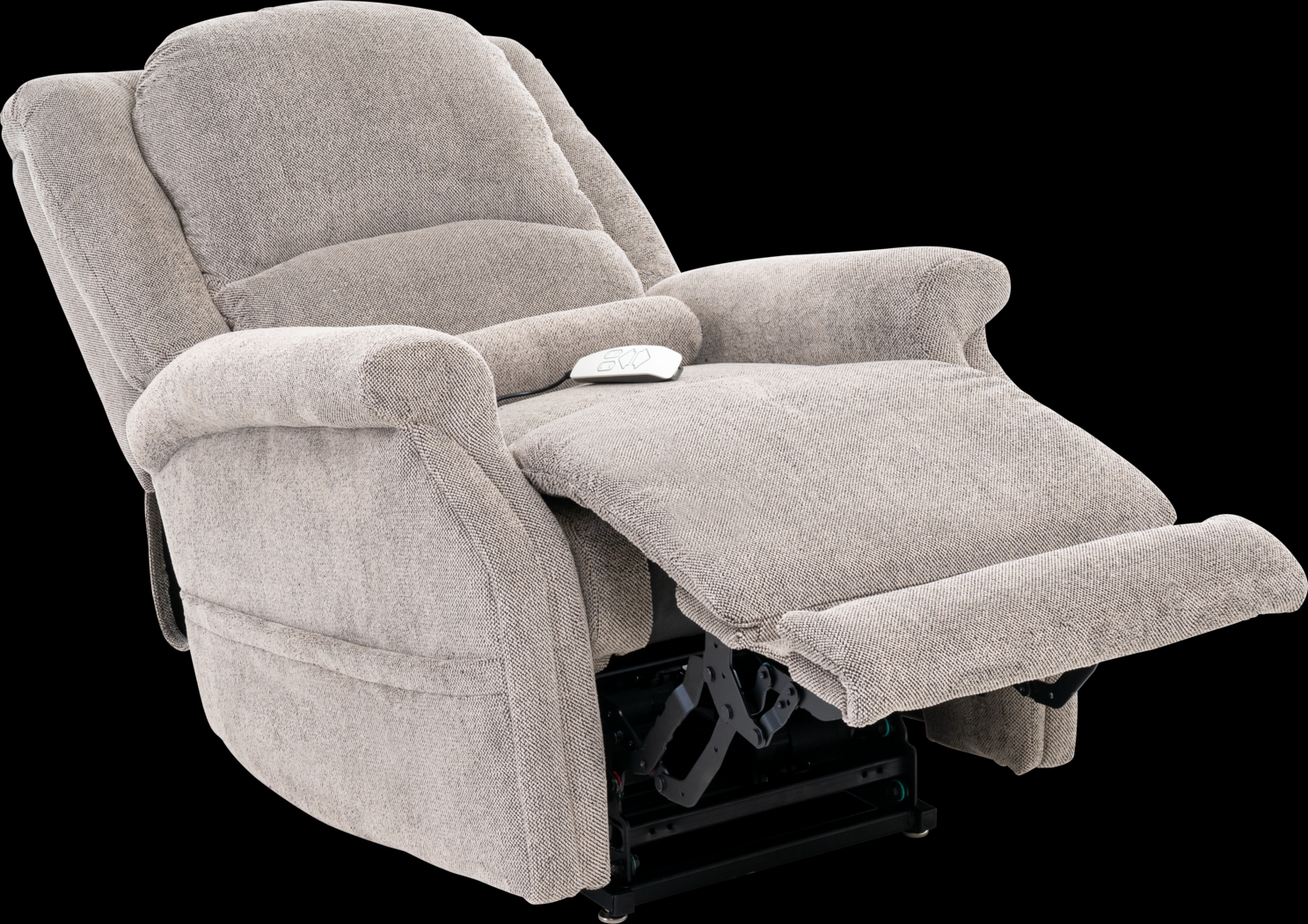 Amabell Beige Power Lift Recliner - Thumbnail - Image 4