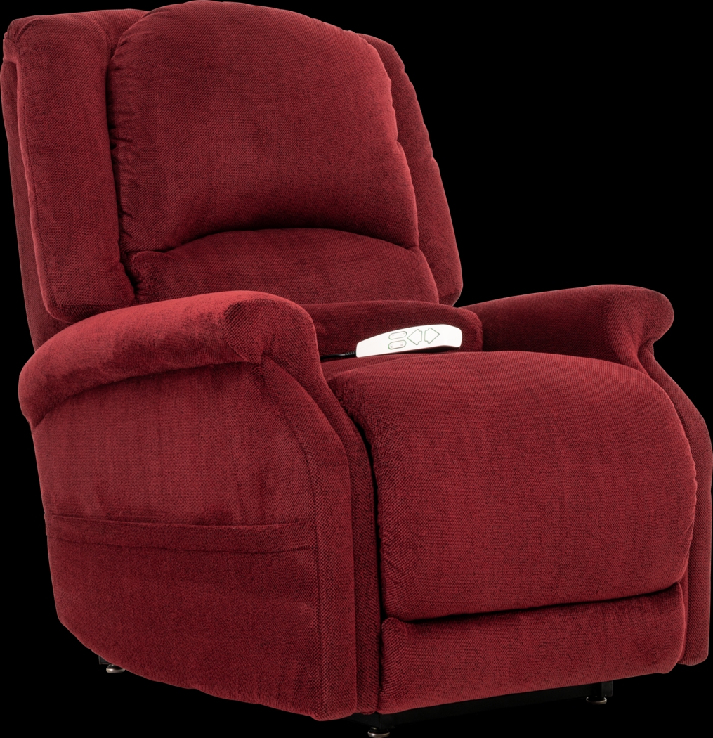 Amabell Red Power Lift Recliner - Thumbnail - Image 1