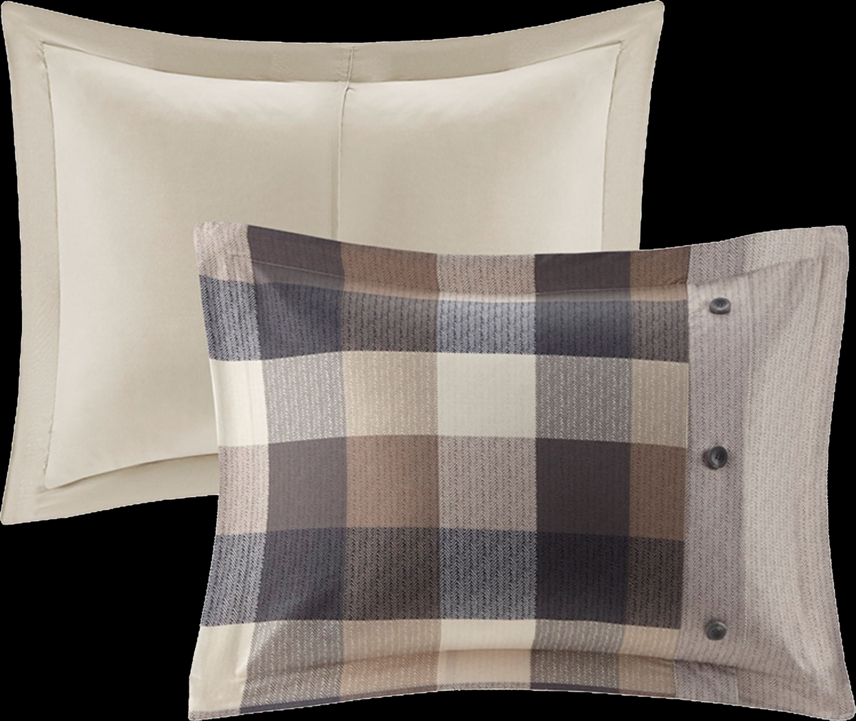 Amaeri Beige 7 pc Cal King Comforter Set - Thumbnail - Image 9