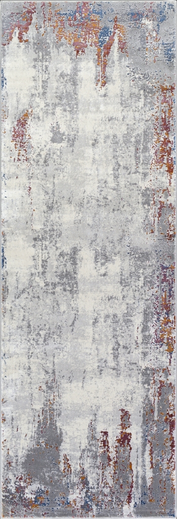 Amaira Gray 2'7 x 7'7 Runner Rug - Thumbnail - Image 1