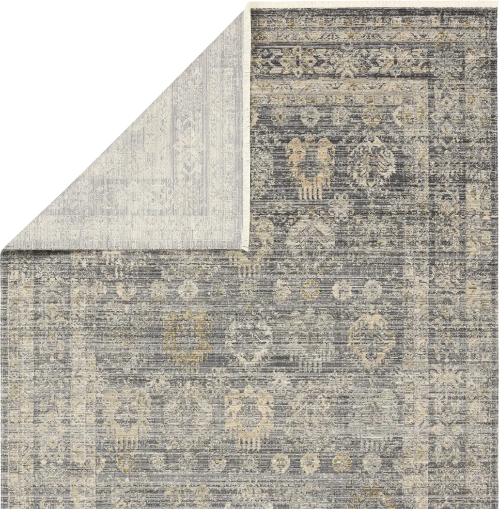 Amaka Charocal 7'6 x 9'7 Indoor/Outdoor Rug - Image 4