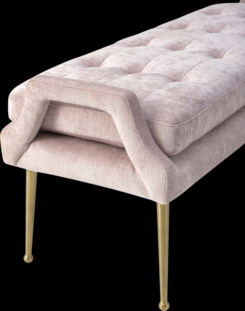 Amalea Blush Accent Bench - Thumbnail - Image 3