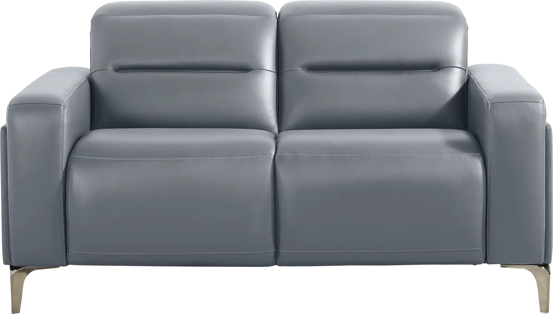 Amalfi Blue Leather 6 Pc Dual Power Reclining Living Room - Thumbnail - Image 10