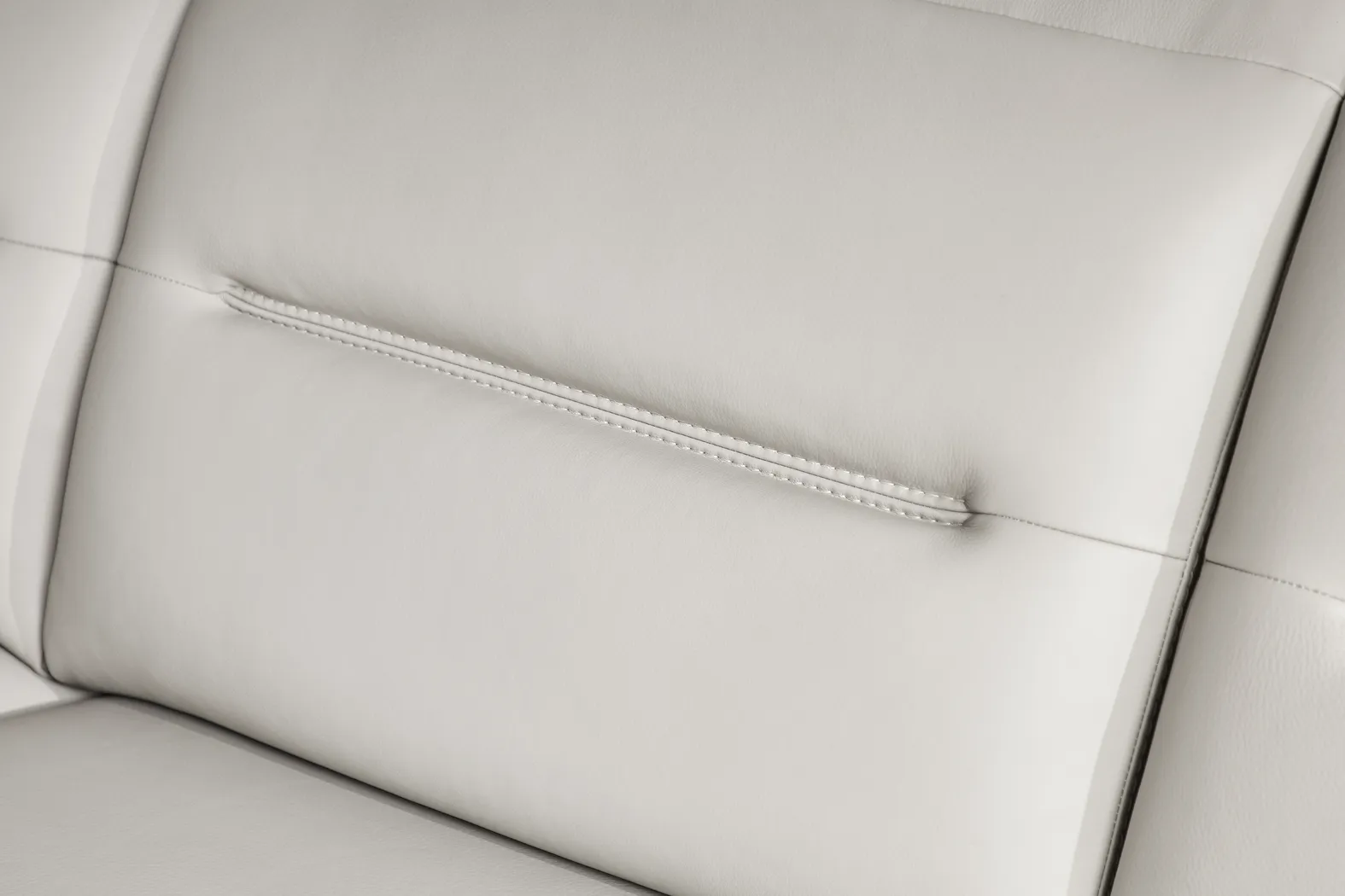 Amalfi Gray Leather 2 Pc Dual Power Reclining Living Room - Thumbnail - Image 6