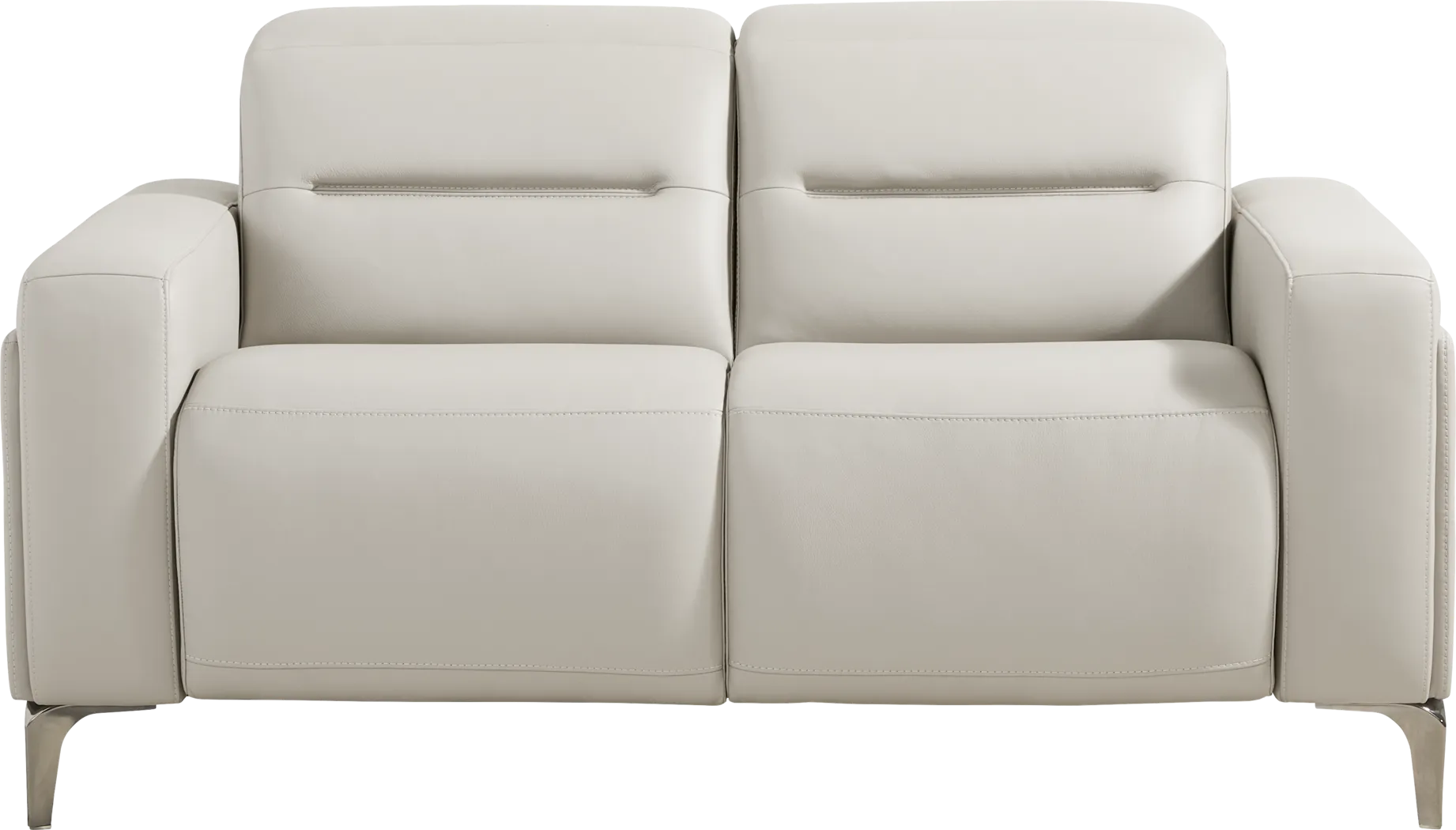 Amalfi Gray Leather 9 Pc Dual Power Reclining Living Room - Thumbnail - Image 10