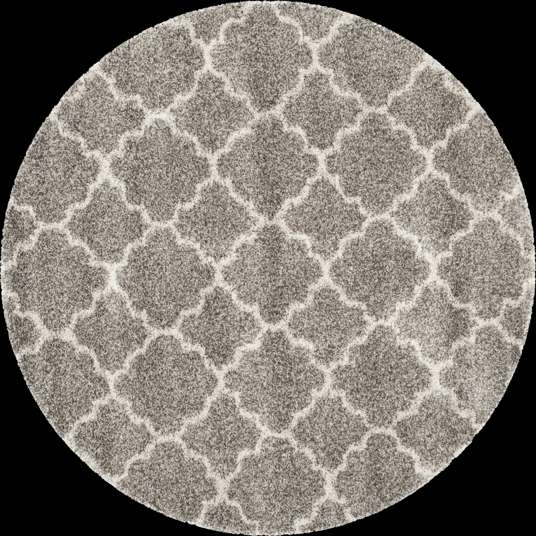 Amalia Gray 8' Round Rug - Thumbnail - Image 1