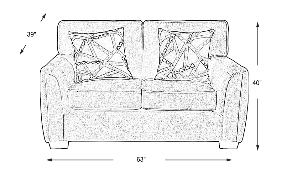 Dimension Image. Please refer to the Dimension Tab on this page for dimension details.