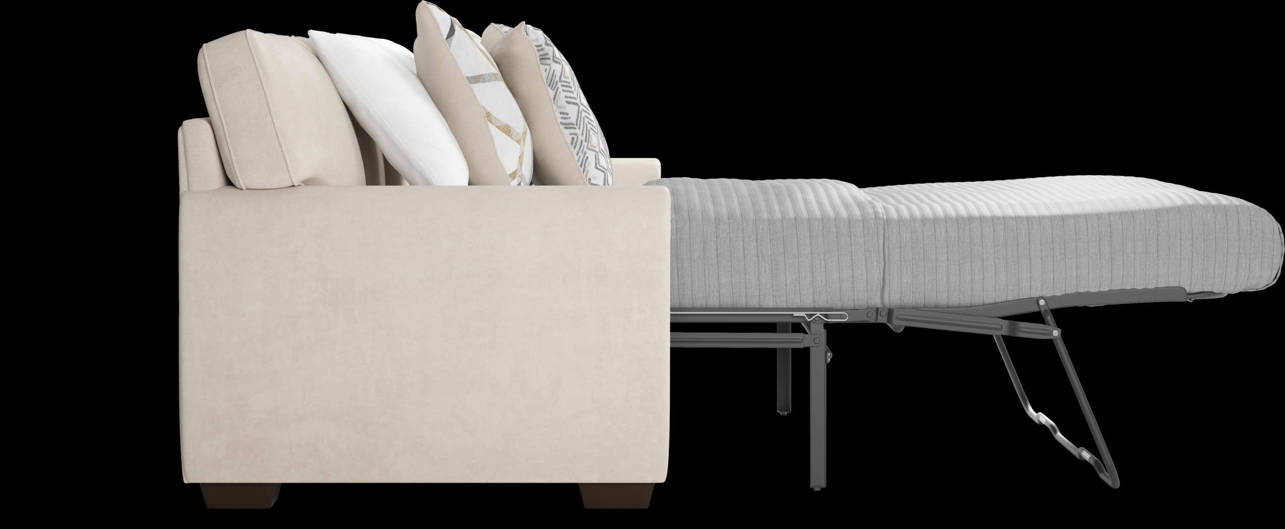 Amalie Beige 2 Pc Living Room with Sleeper Sofa - Thumbnail - Image 7