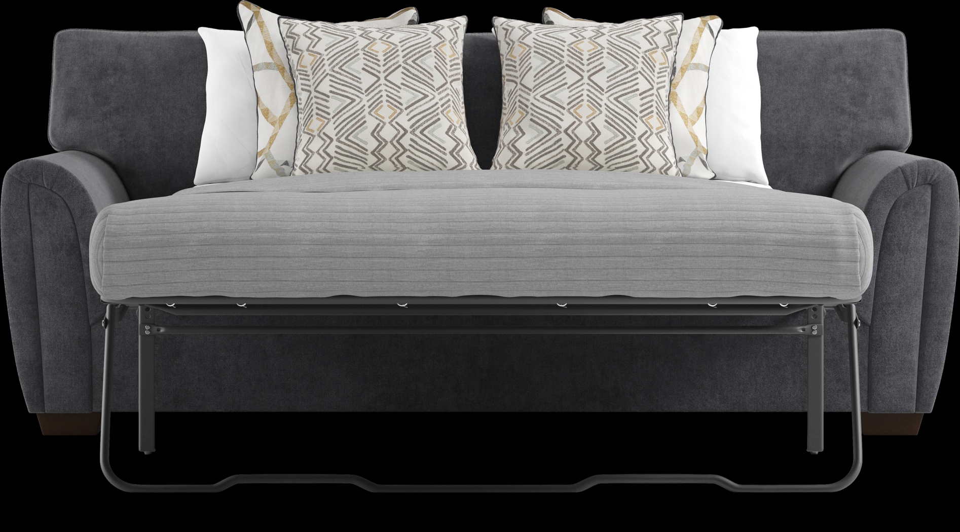 Amalie Gray 7 Pc Living Room with Sleeper Sofa - Thumbnail - Image 6