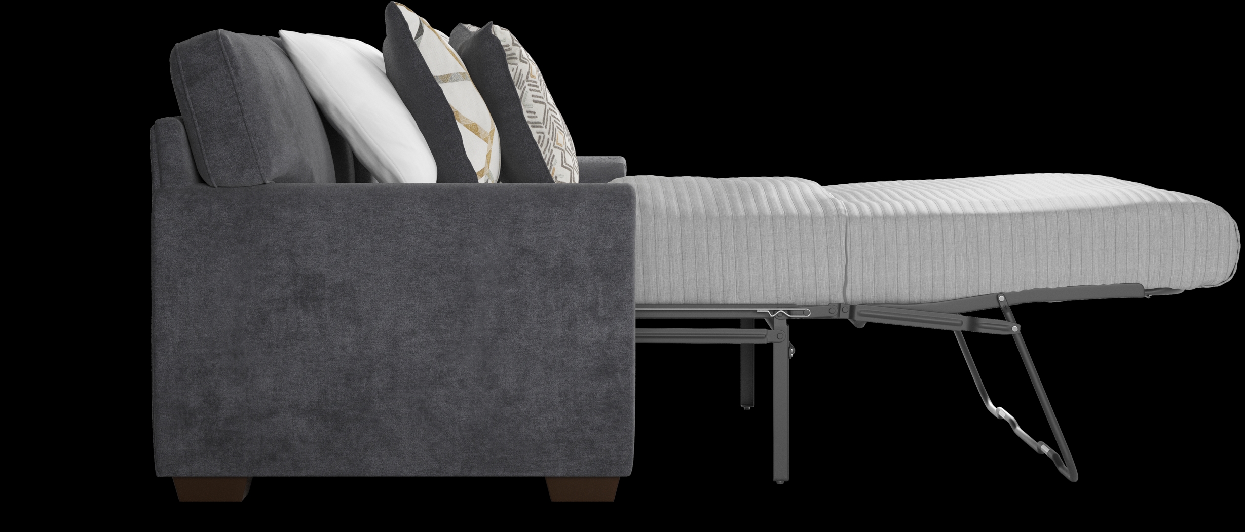 Amalie Gray 7 Pc Living Room with Sleeper Sofa - Thumbnail - Image 7