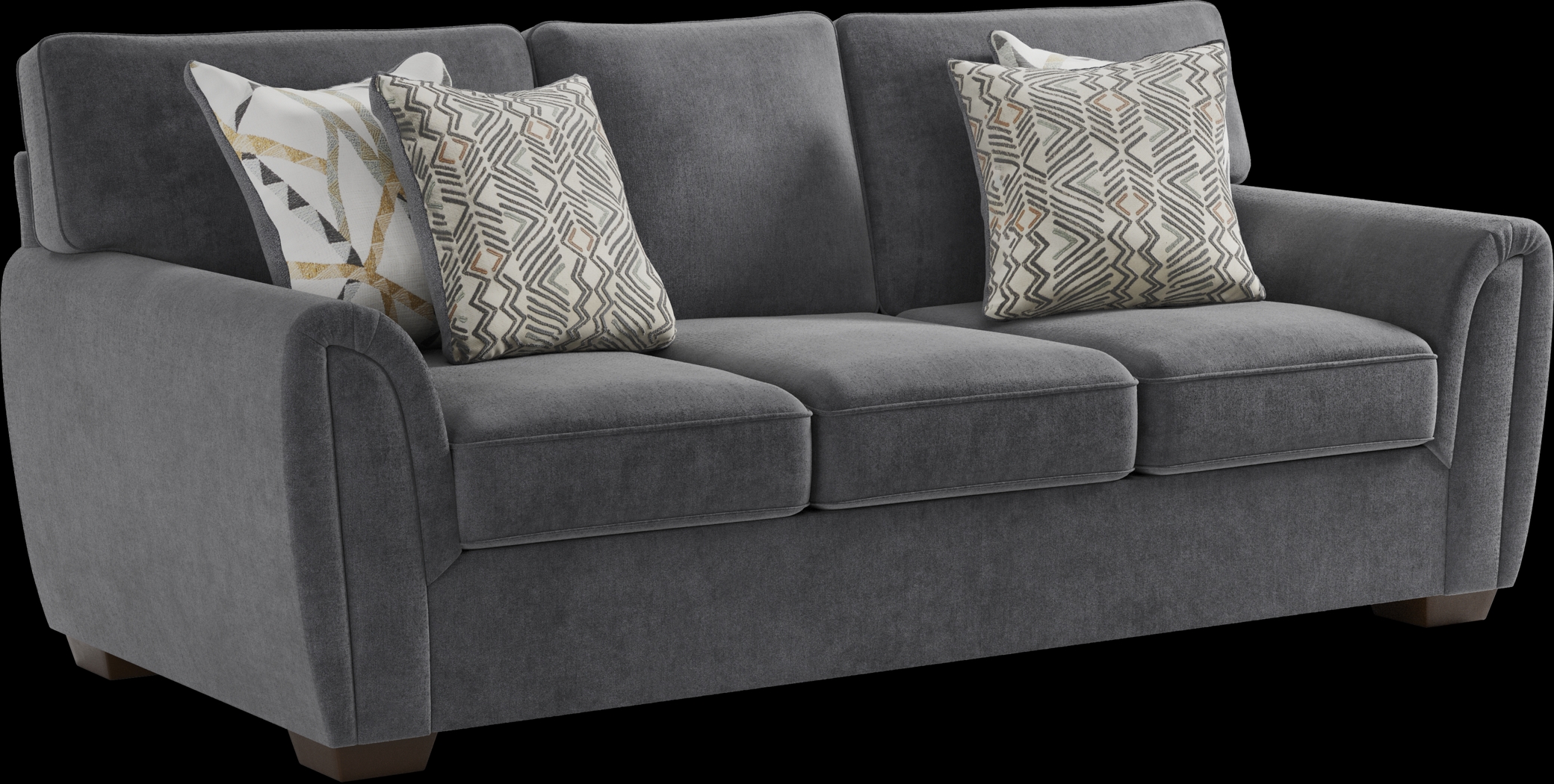 Amalie Gray 2 Pc Living Room - Thumbnail - Image 3