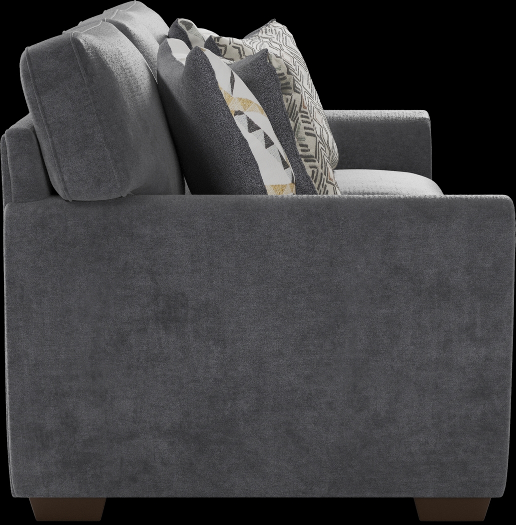 Amalie Gray 2 Pc Living Room - Thumbnail - Image 4