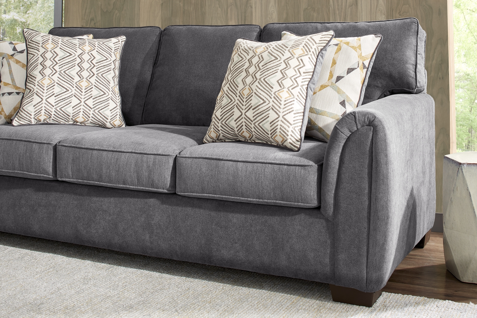 Amalie Gray 2 Pc Living Room - Thumbnail - Image 5