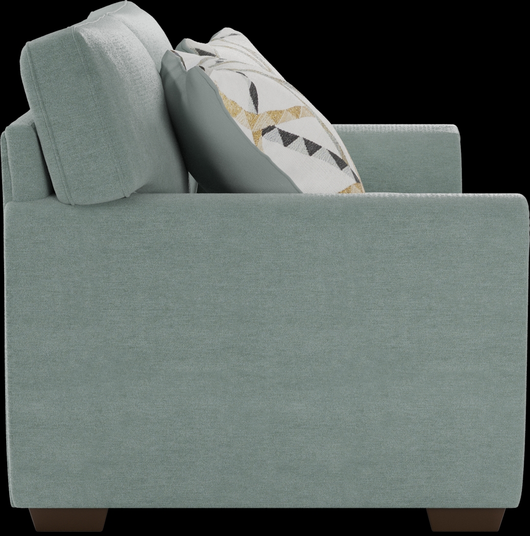 Amalie Teal 5 Pc Living Room - Thumbnail - Image 9