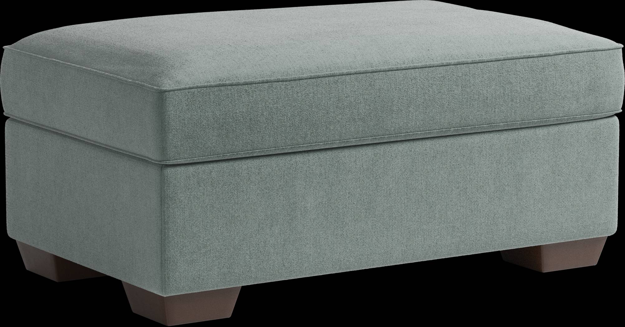 Amalie Teal Ottoman - Thumbnail - Image 2