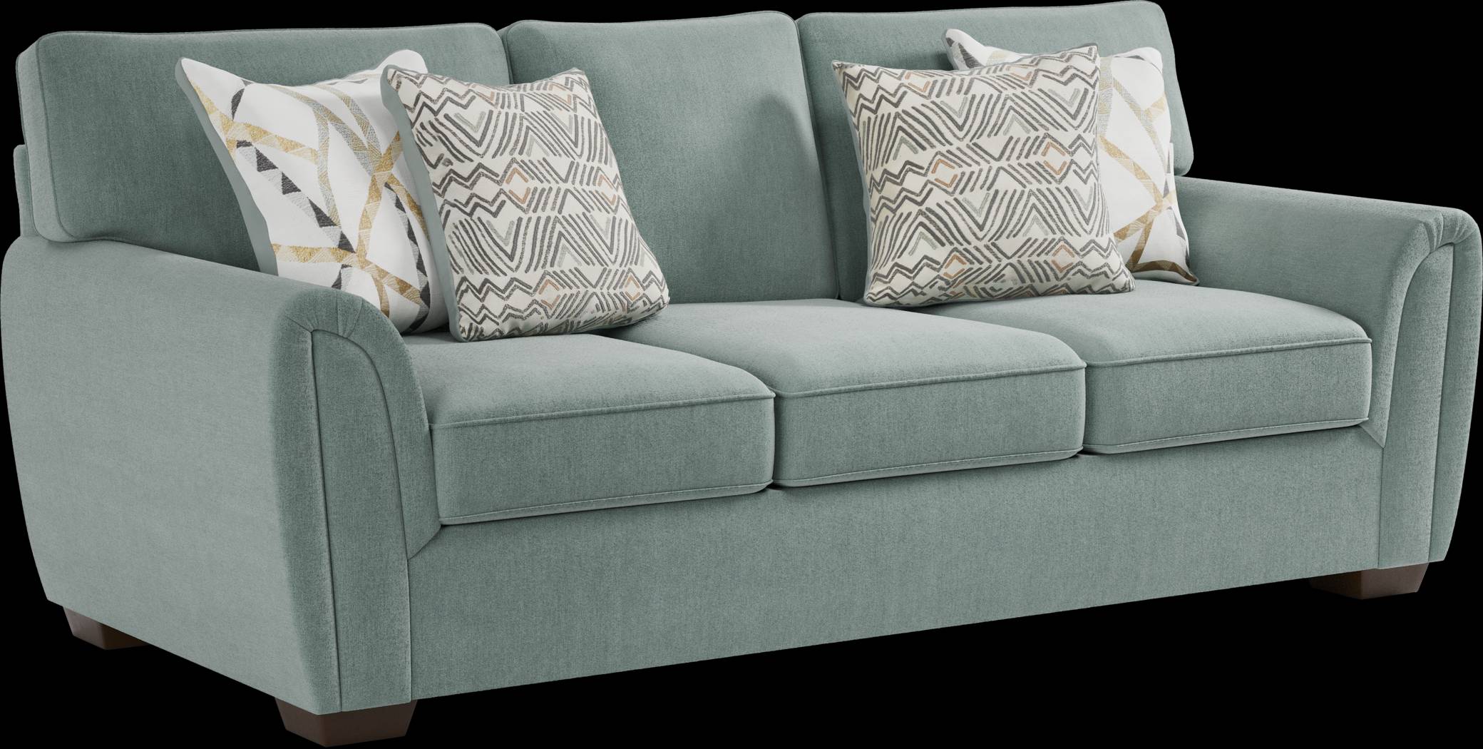 Amalie Teal 5 Pc Living Room - Thumbnail - Image 3