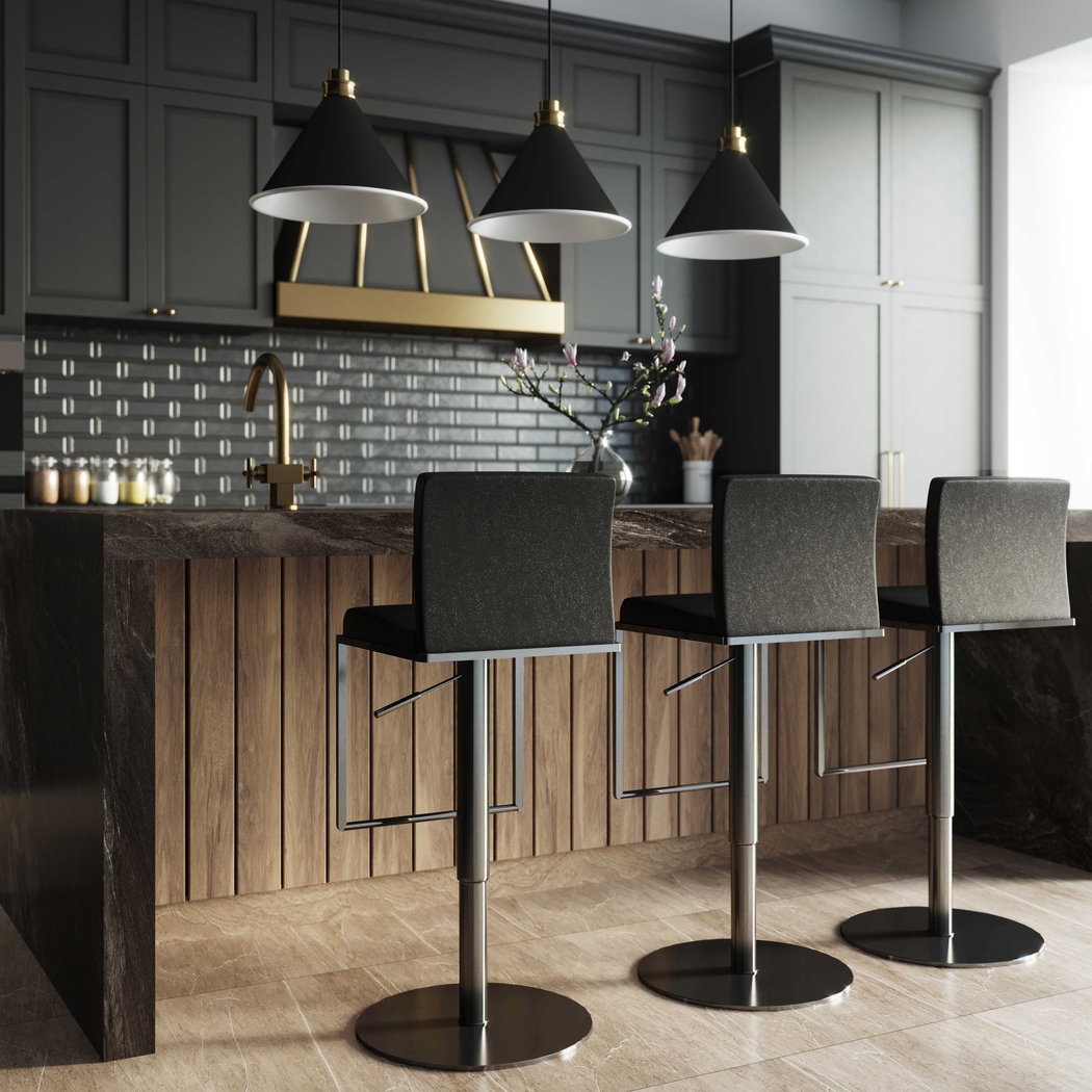 Amanor Black Barstool - Thumbnail - Image 8