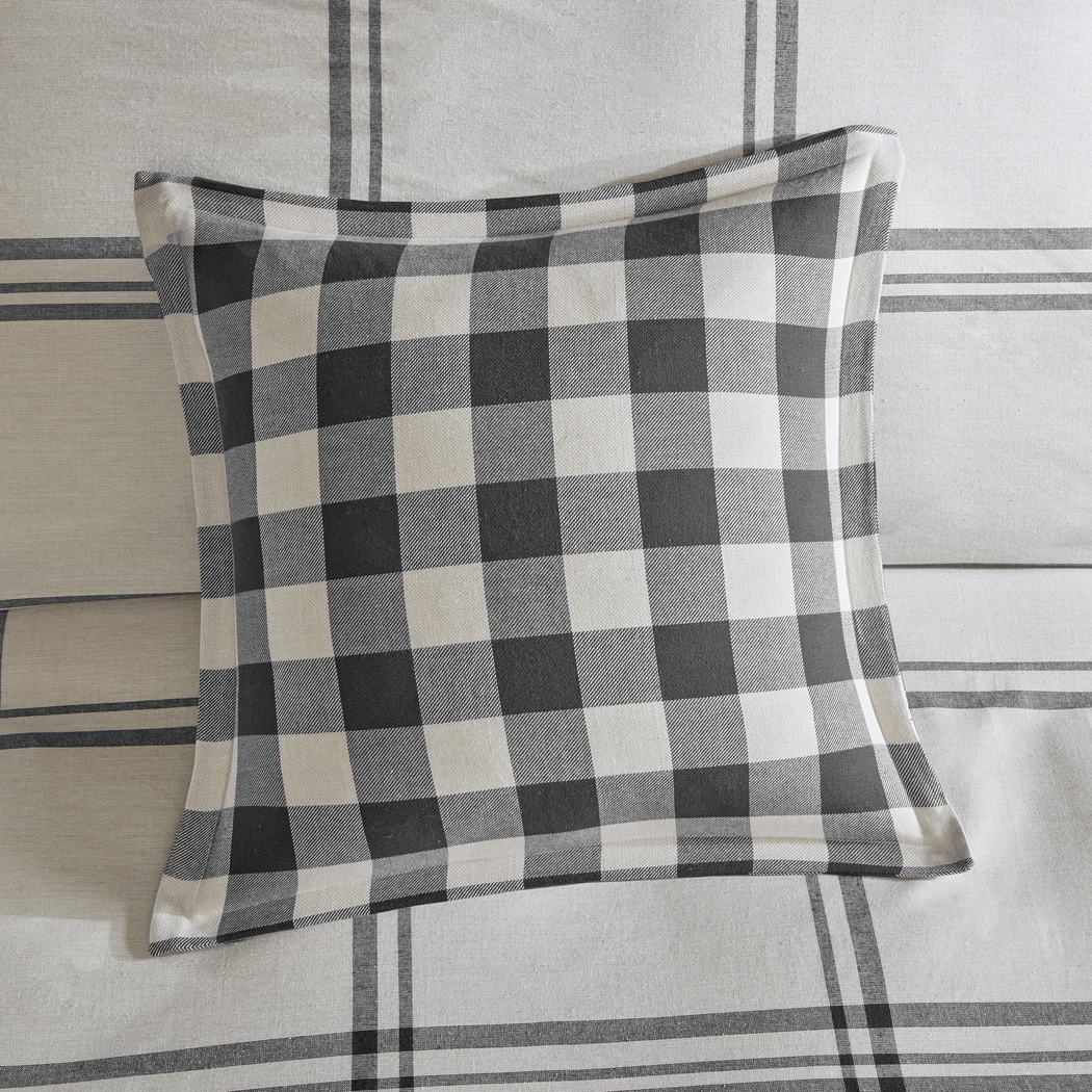 Amany Gray 8 Pc Queen Comforter Set - Thumbnail - Image 10