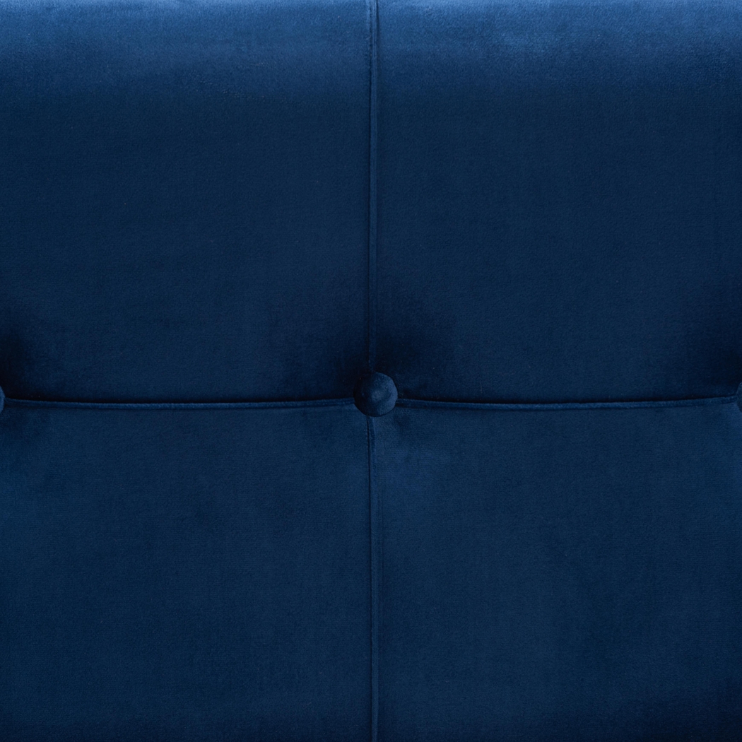 Amaral Blue Accent Ottoman - Thumbnail - Image 7