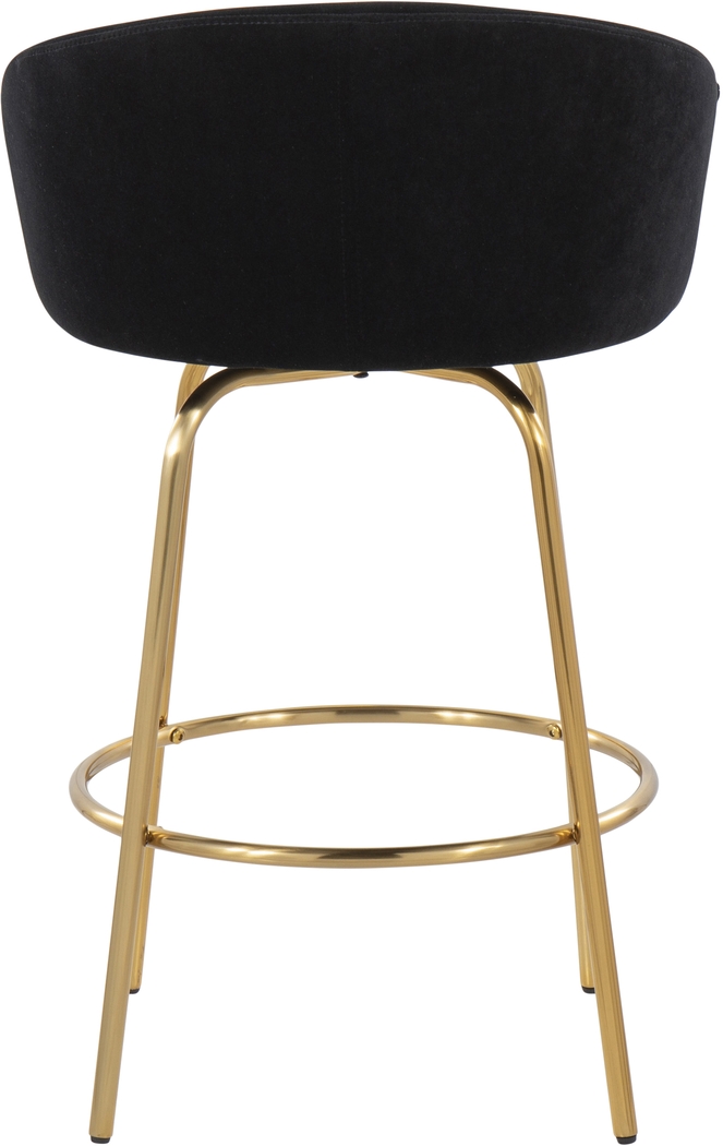 Amarante Black Counter Stool Set of 2 - Thumbnail - Image 5