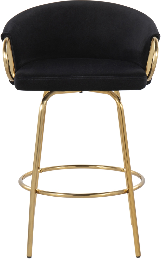 Amarante Black Counter Stool Set of 2 - Thumbnail - Image 6